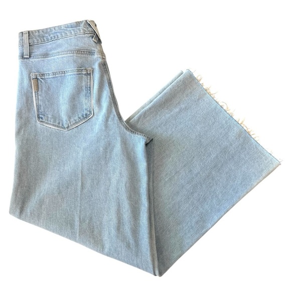 Paige NWT Vintage Collection Harper Wide Leg Light Wash Ankle Jeans Women’s 30 - Picture 8 of 14